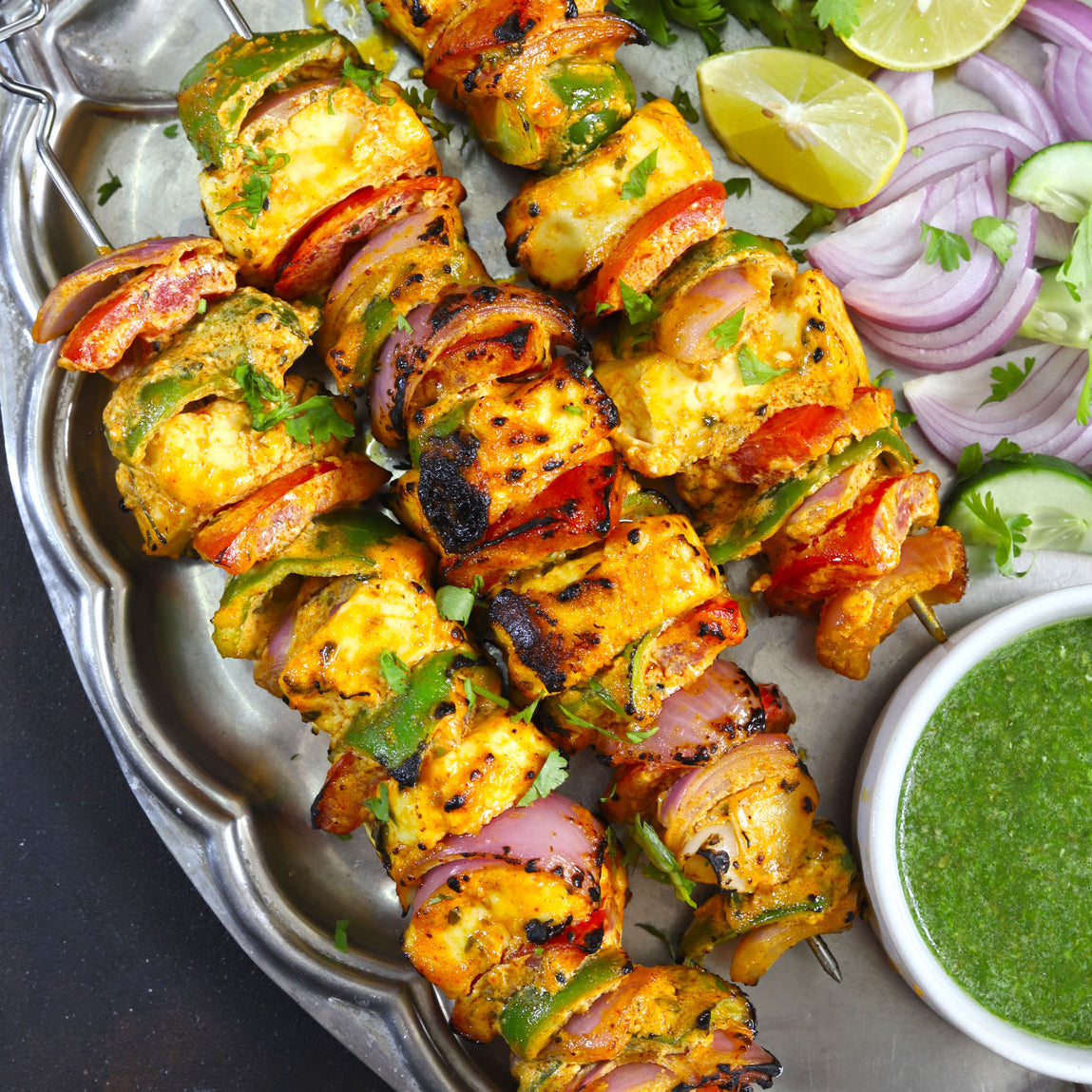Paneer Achari Tikka