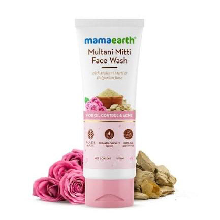Mamaearth Multani Mitti Oil Balance Face Wash 100ml