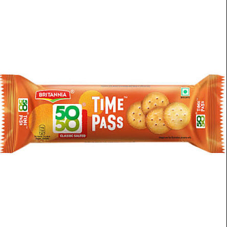 Britania 50-50 Time Pass Biscuit