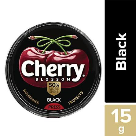 Cherry Black Shoe Polish 15gm